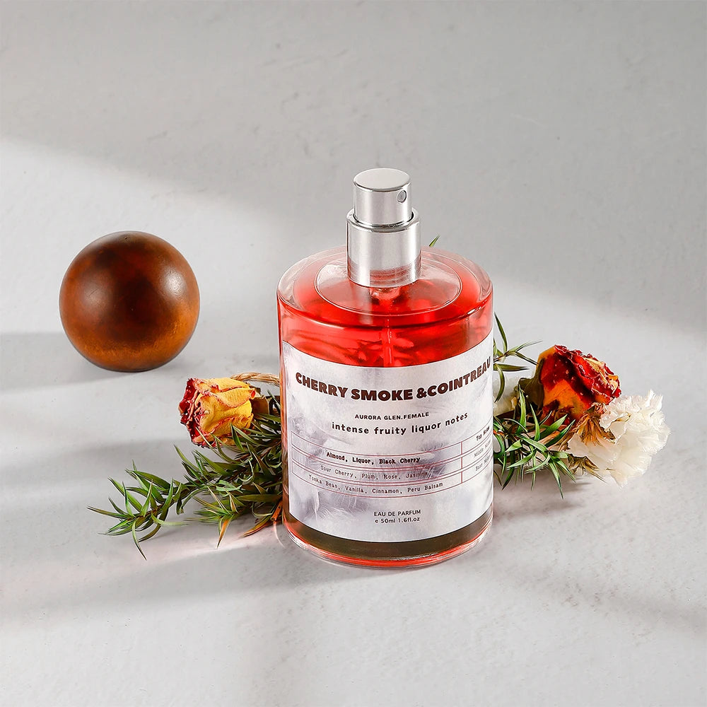 Profumo alla ciliegia affumicata e liquore d'arancia