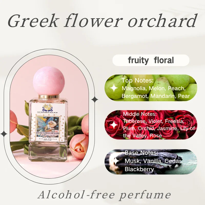 Profumo greco Fiore di Orchidea, profumo senza alcol