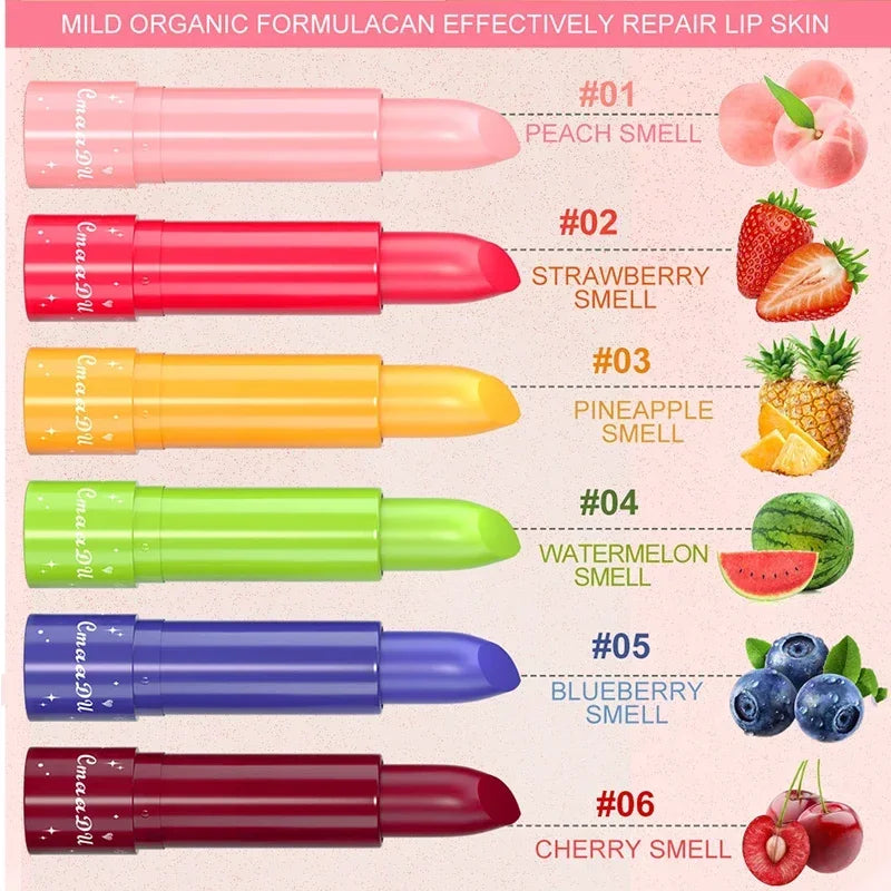 LipGloss aromatizzati alla frutta che cambiano colore
