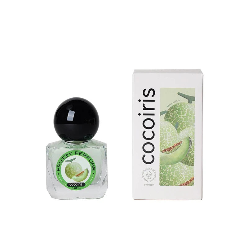 Mini profumi spray concentrati alla frutta: mela, cocco, uva, mango.