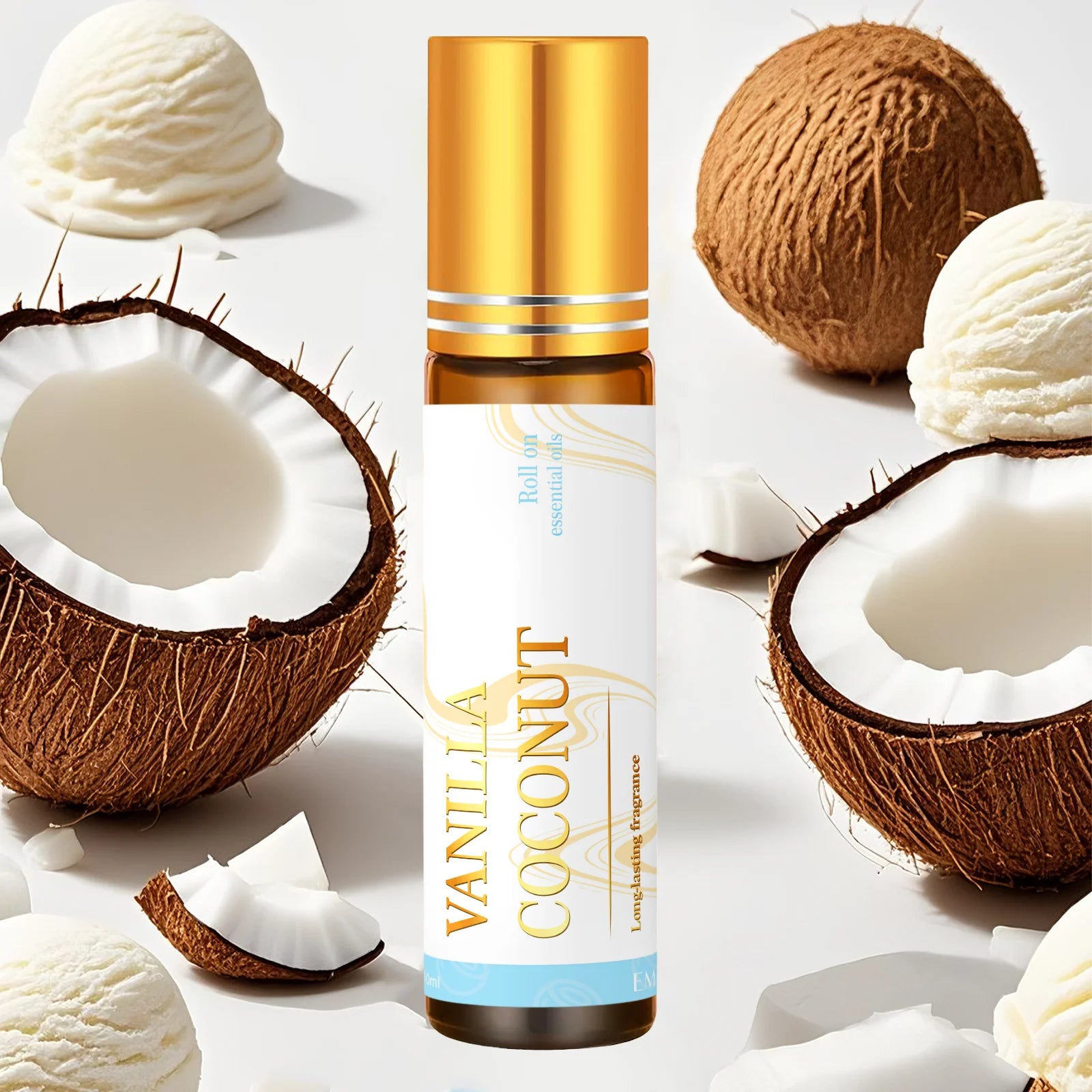 Olio essenziale cocco e vaniglia per cosmesi e ambiente