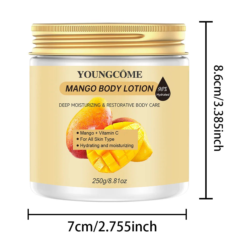 Burro per il corpo al mango