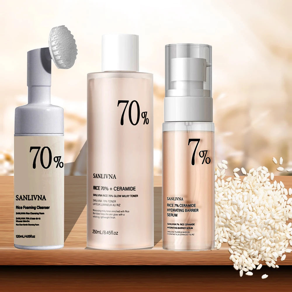 Siero Maschera e tonico tre in uno: all'estratto di riso e niacinamide