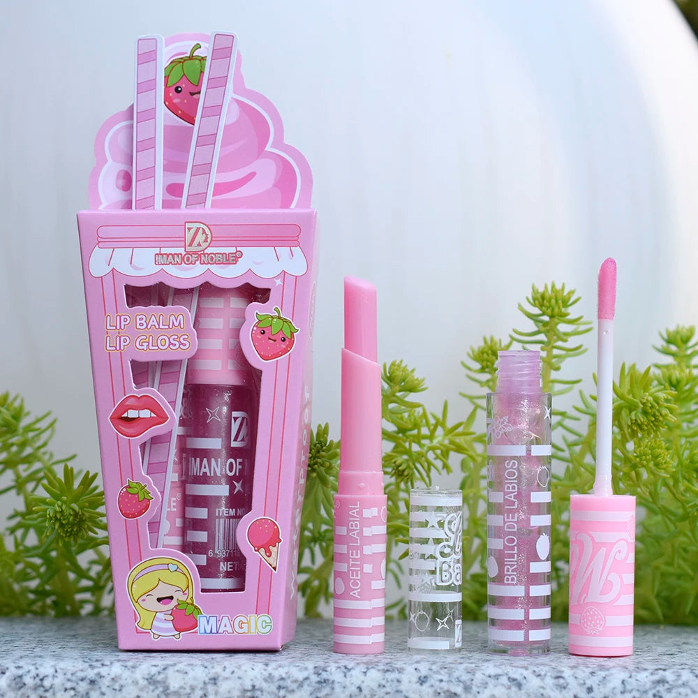 Burrocacao  + lip gloss all'aroma di frutti dolci